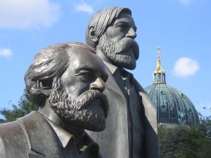 Marx and Engels monument in Berlin, by Manfred Brückels, CC BY-SA 3.0 on Wikimedia Commons